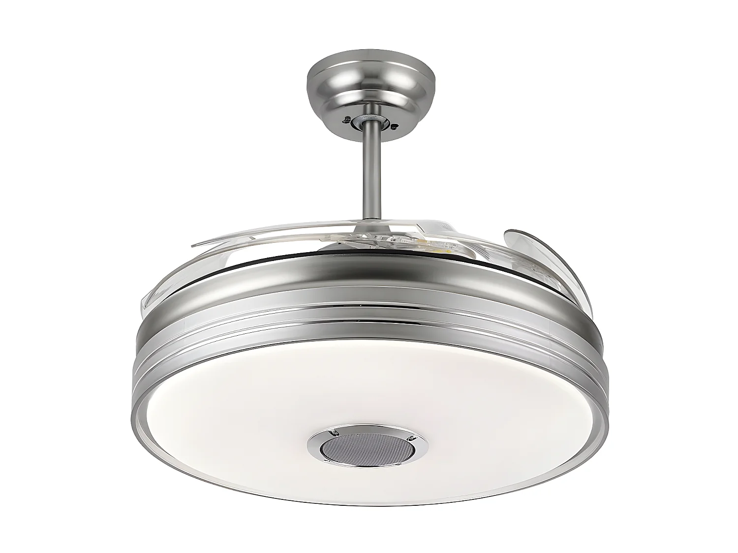 Ventilador Dc Matanuska Niquel Con Altavoz Y Conectividad Bluetooth