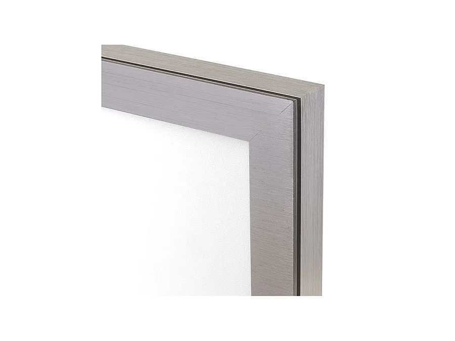 Panel De Superficie  De   Voltaire 48w Led  Niquel 50x50