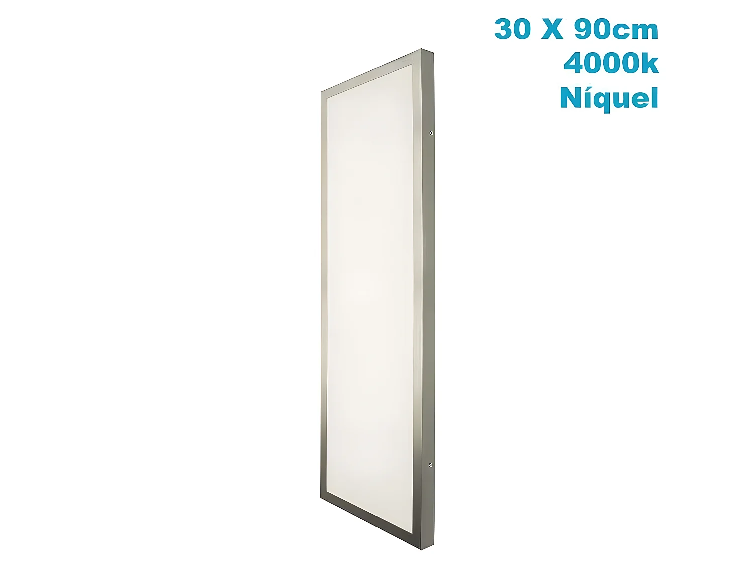 Downlight Superficie De 72w   Modelo Plano Niquel De