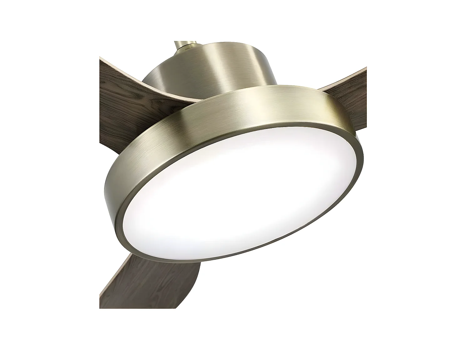 Ventilatore DC HAYATE L oro Led color memory e timer Fabrilamp