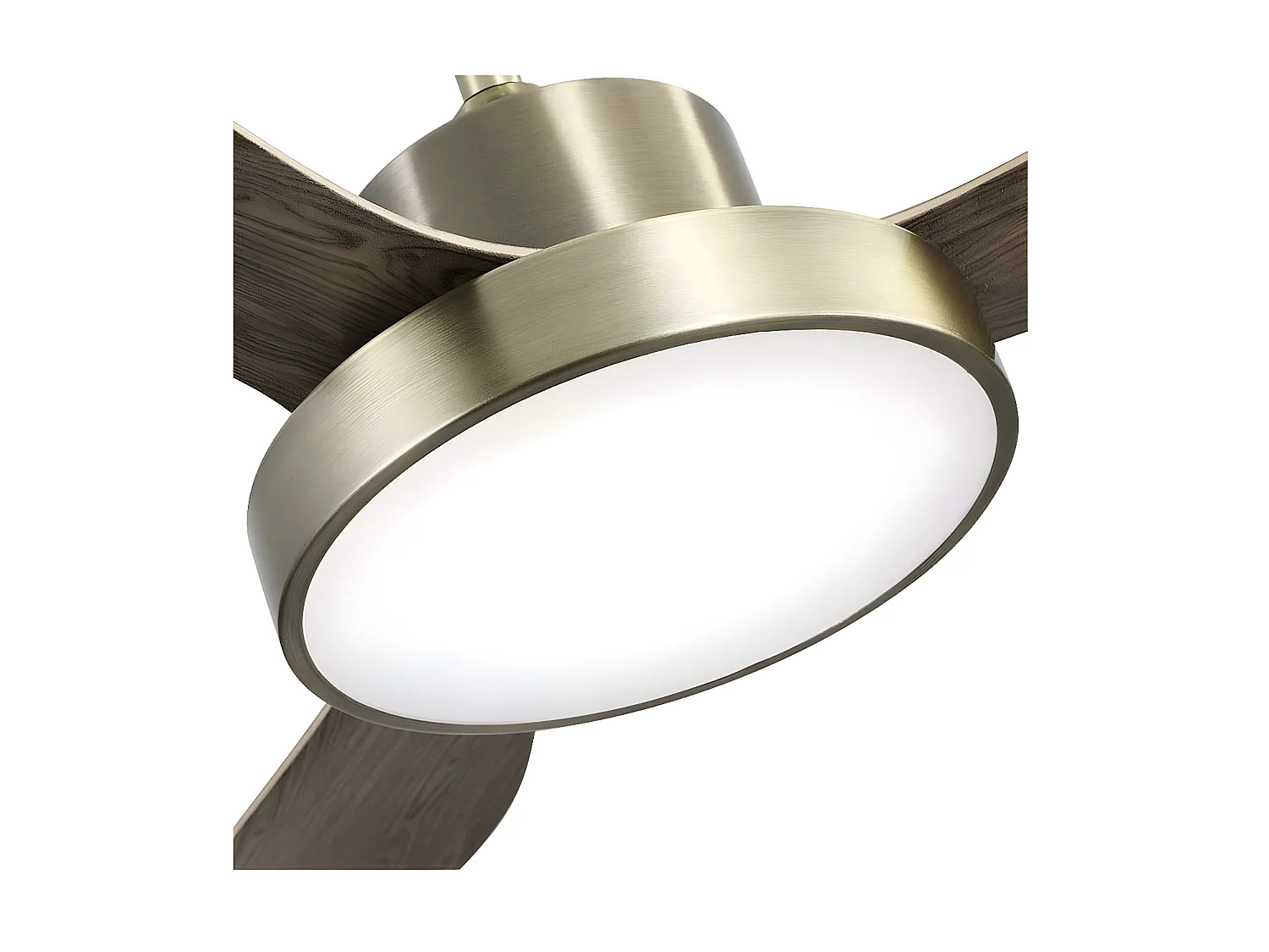 Ventilatore DC HAYATE L oro Led color memory e timer Fabrilamp