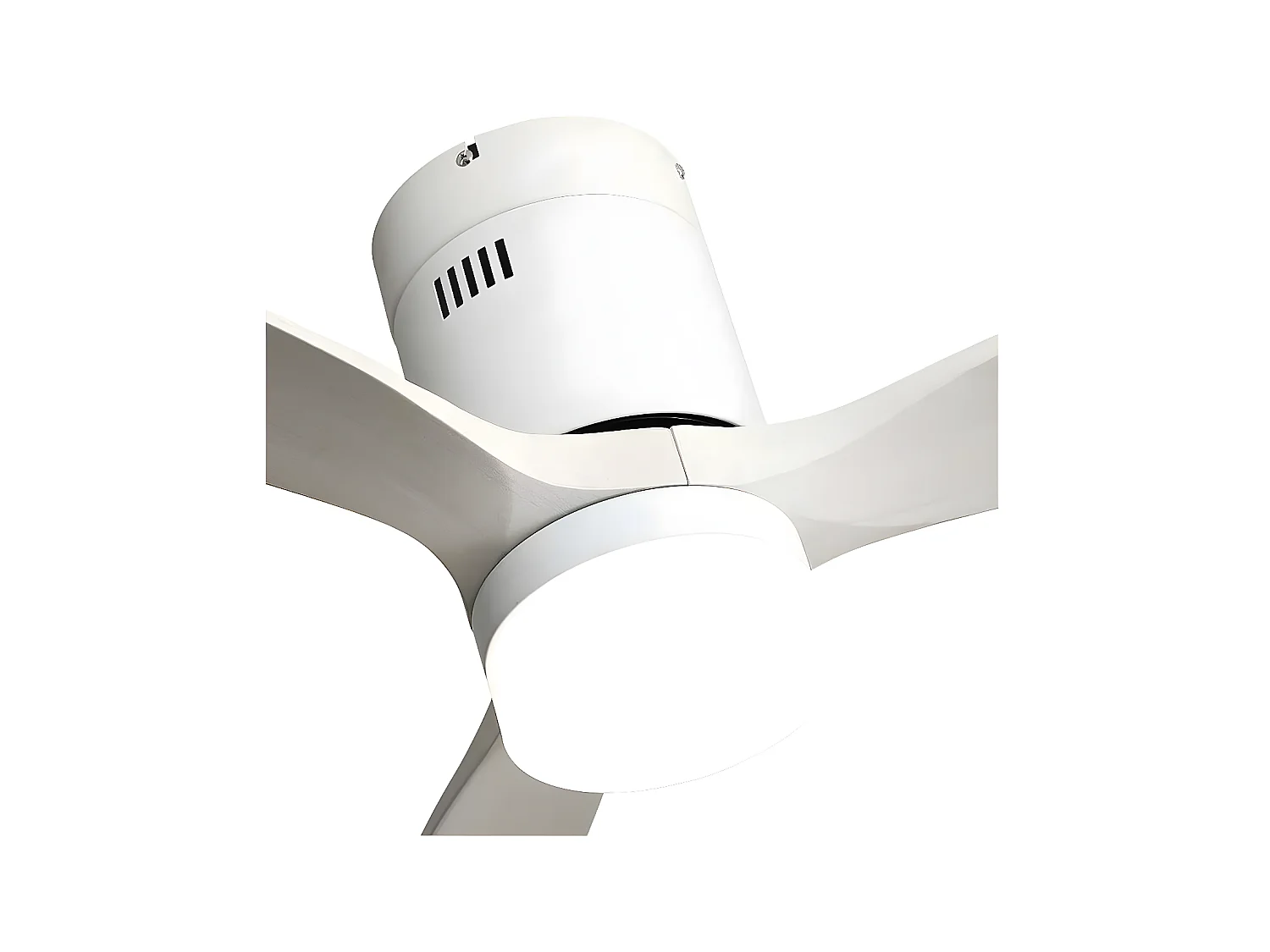 Ventilador Dc Aguilon Blanco Led Con Memoria De Color