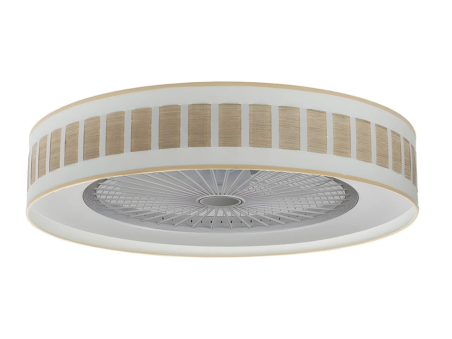 Ventilateur AC IVANNA beis 3 Vitesses mémoire couleur commande de distance Fabrilamp