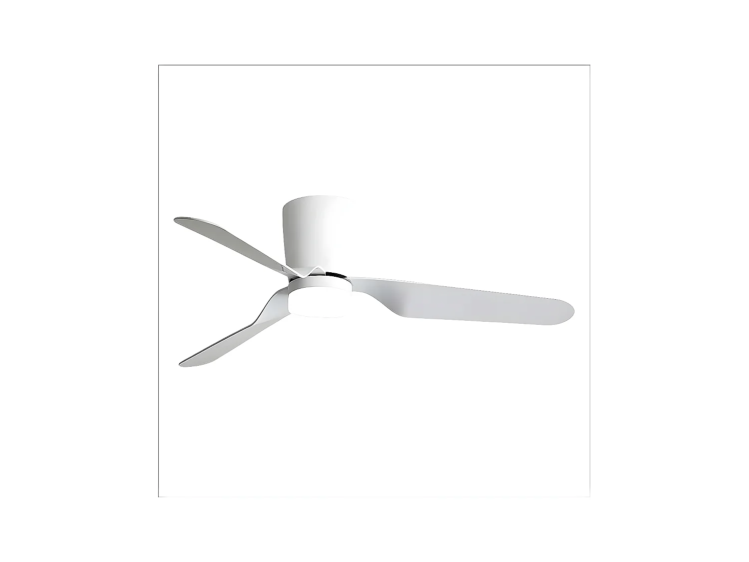 Ventilateur KOCHI DC LED blanche 3 températures et mémoire de couleur Fabrilamp