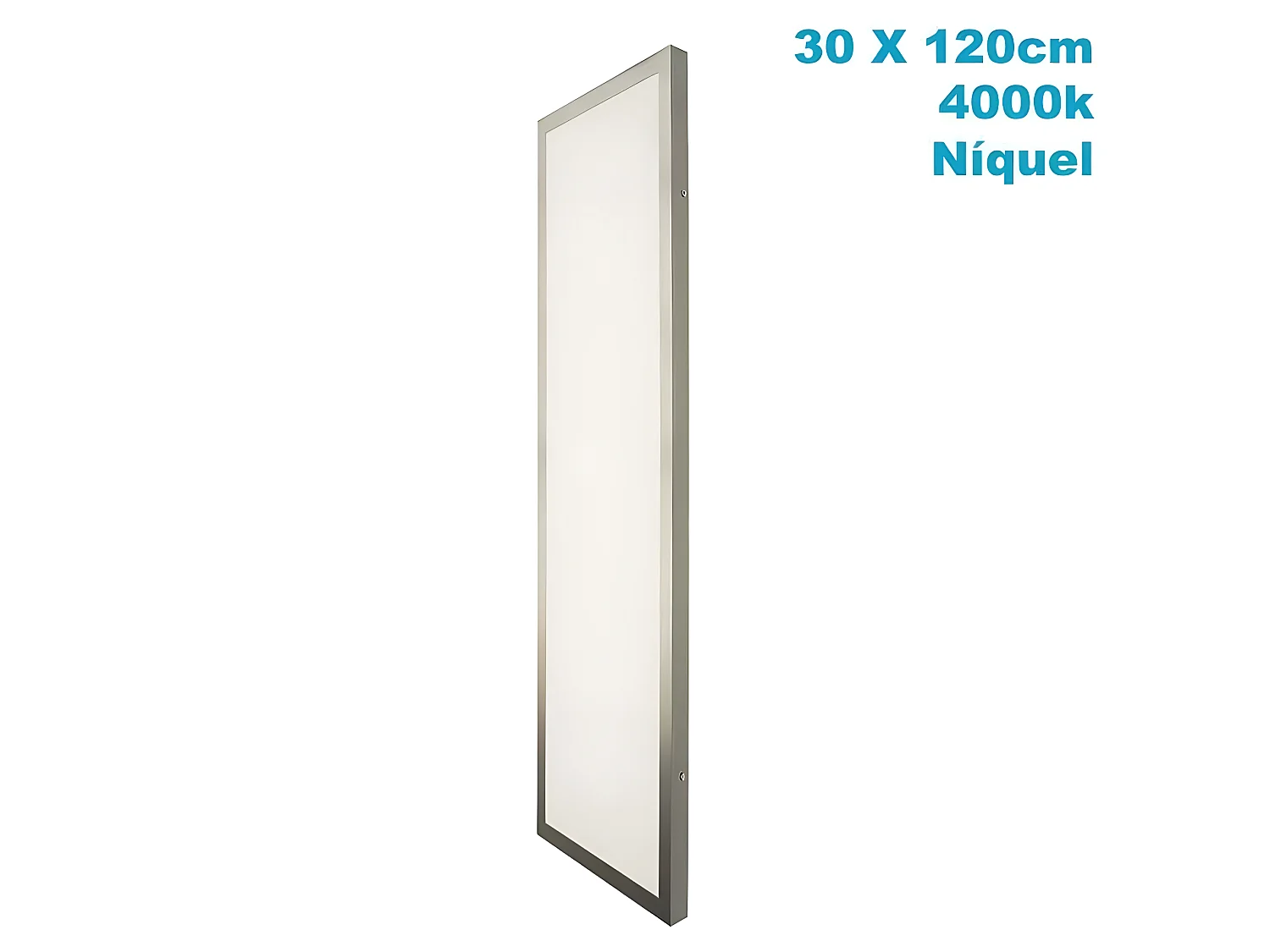 Downlight Para Superficie En Niquel Modelo Plano Fabrilalmp