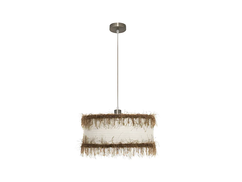 Lampada serie 1xe27 Beige 40D finitura beige di FABRILAMP