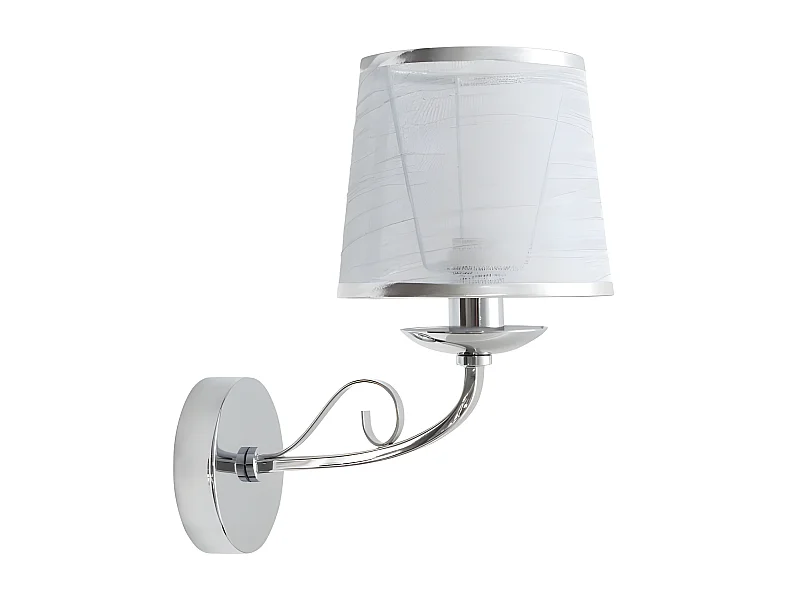 Applique murale chromée Sumba 1xe14 FABRILAMP