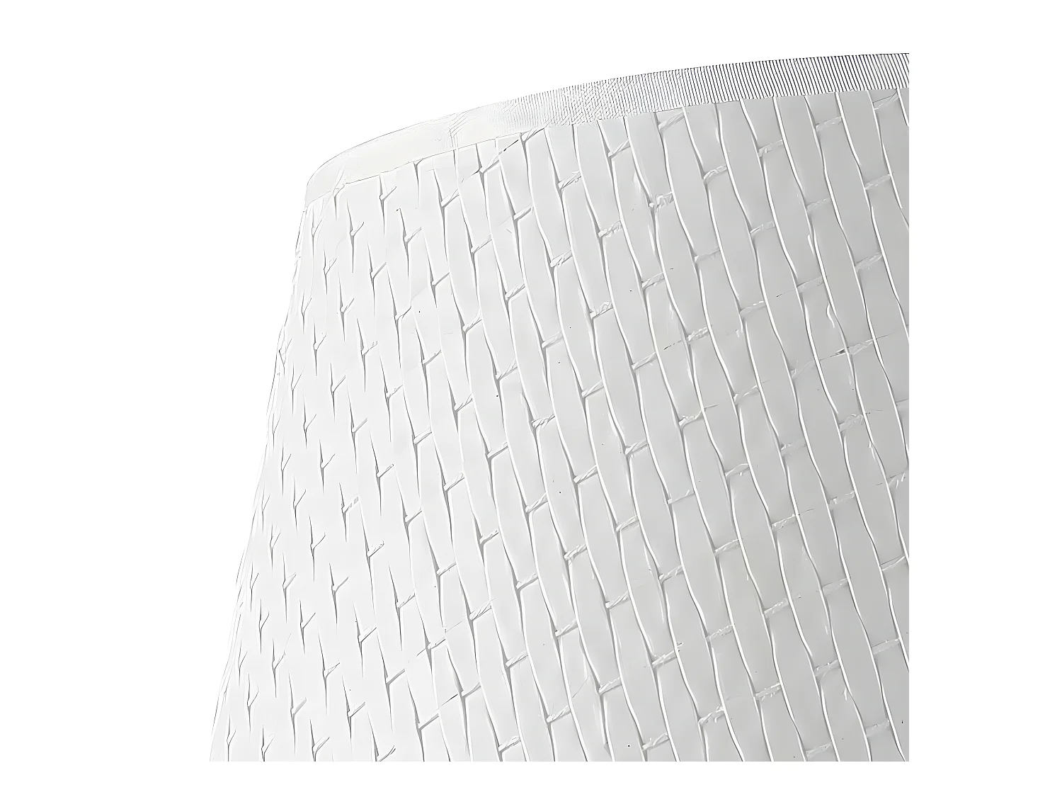 Lampada con schermo CRASAS bianco 5 luci FABRILAMP