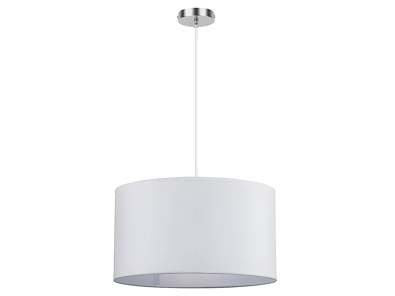 Colgante Modelo Chanza Con Pantalla Blanco