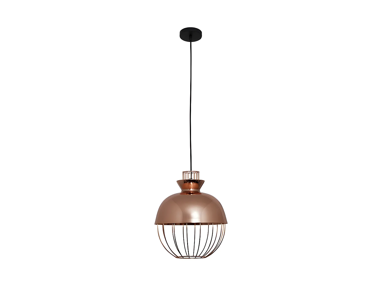 Lampara Colgante Toyama 1xe27 Bola Cobre Reg.x29d De