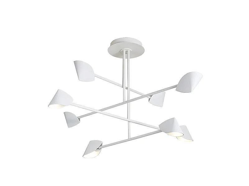 Lampe LED pour salon CAPPUCCINA en blanc led 3000K MANTRA