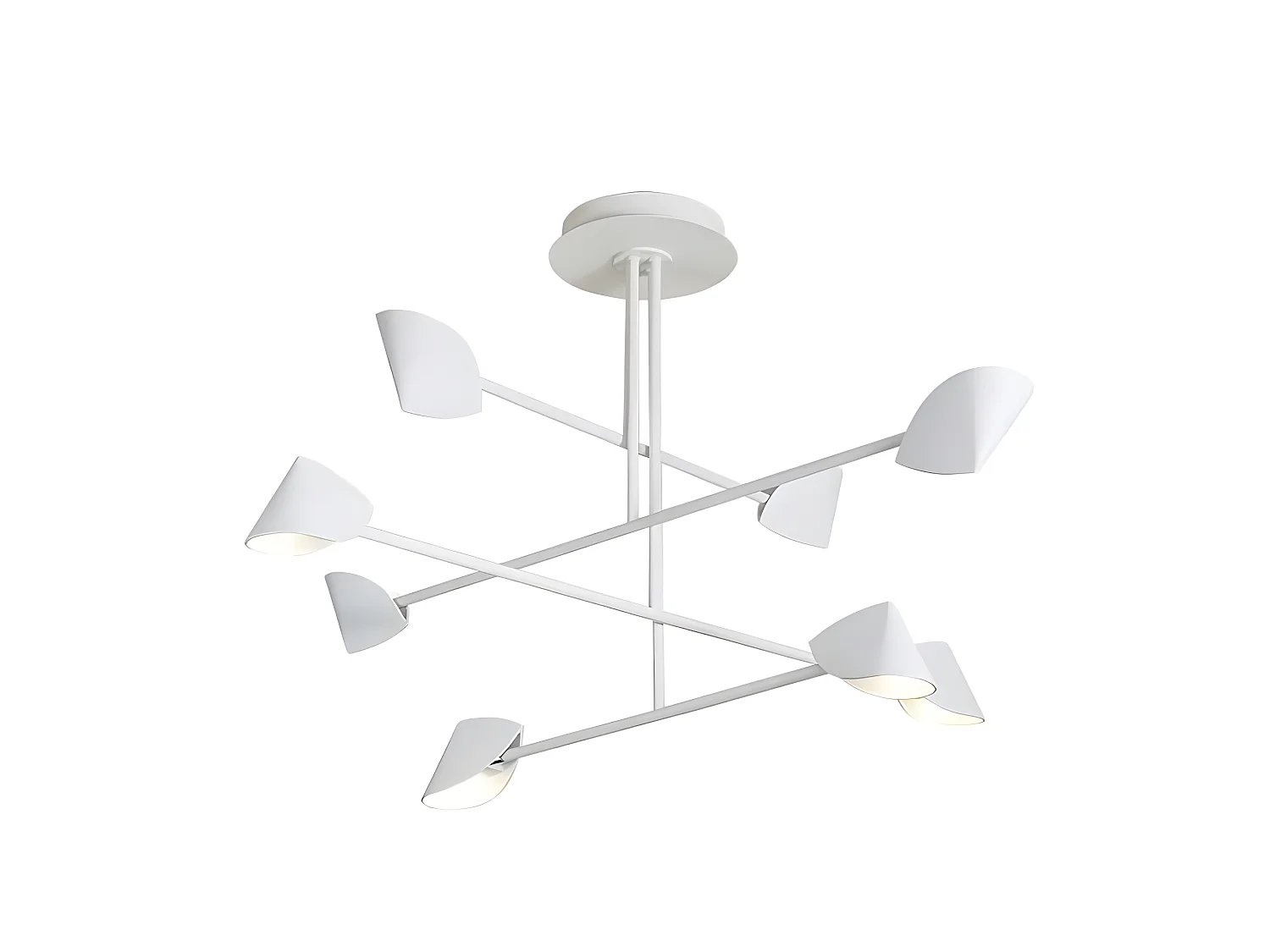 Lampe LED pour salon CAPPUCCINA en blanc led 3000K MANTRA
