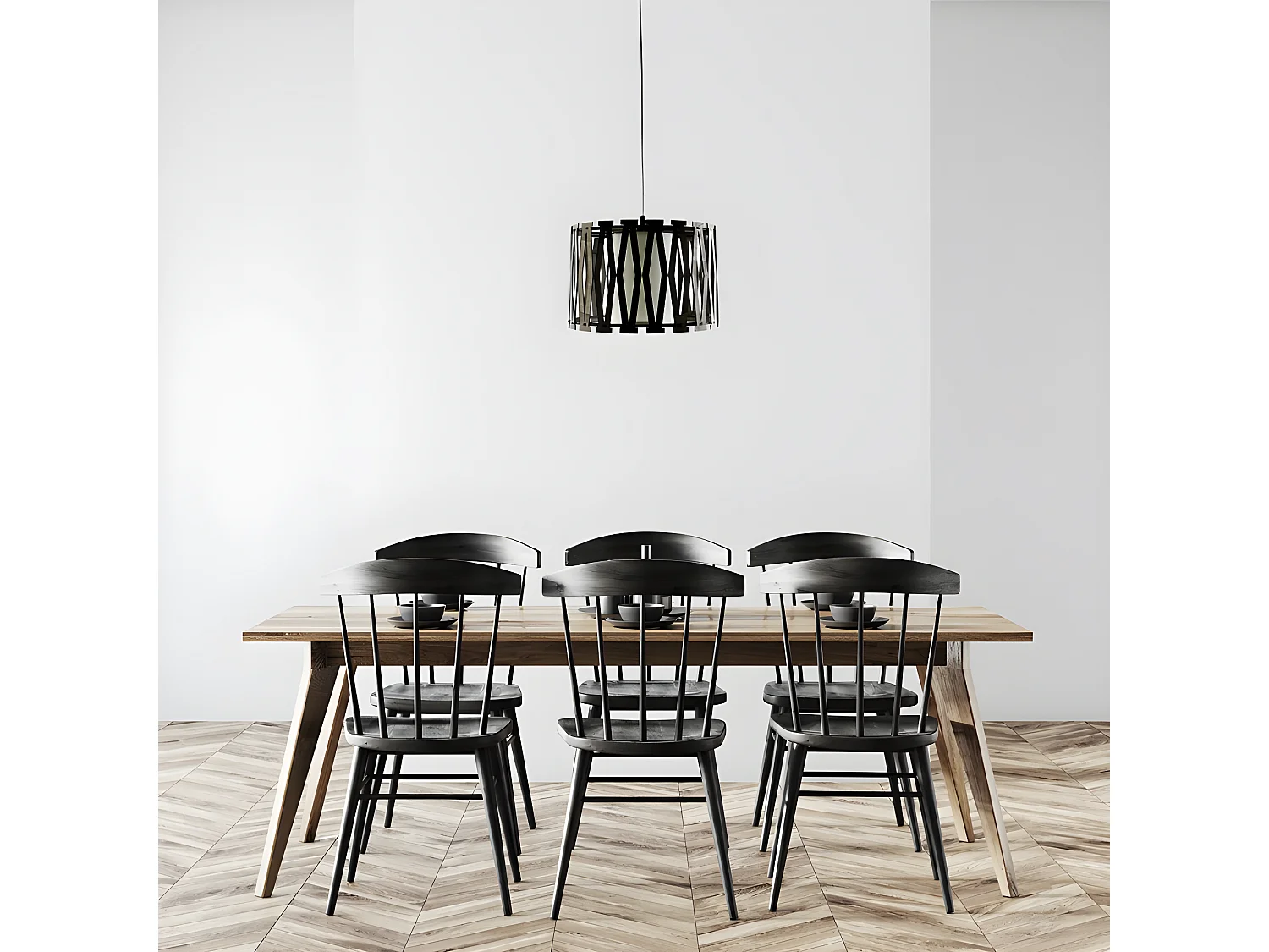 Colgante Modelo Cipres Marron De 1 Luz