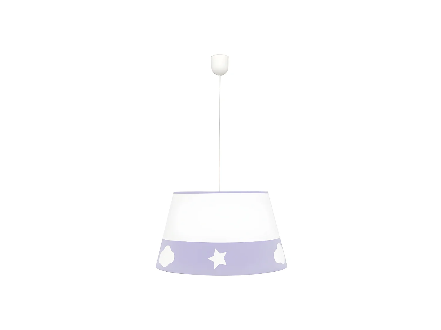 Lampara Colgante Galaxia 1xe27 Lila De  .