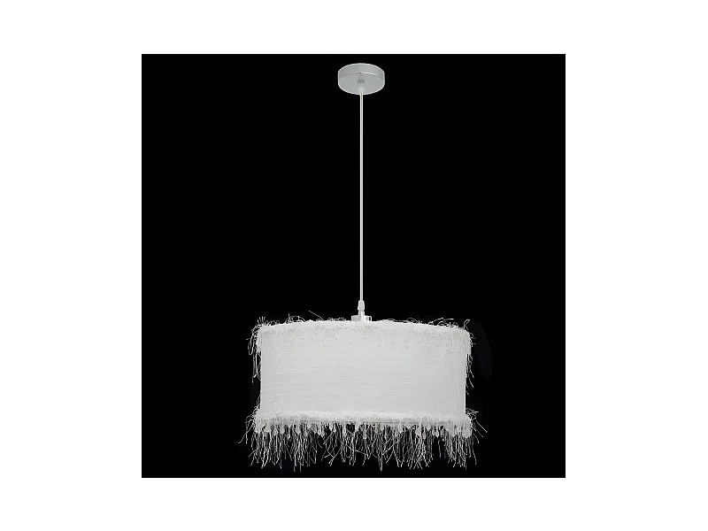 Lampada a sospensione modello Fili 1xE27 Bianco 40D FABRILAMP