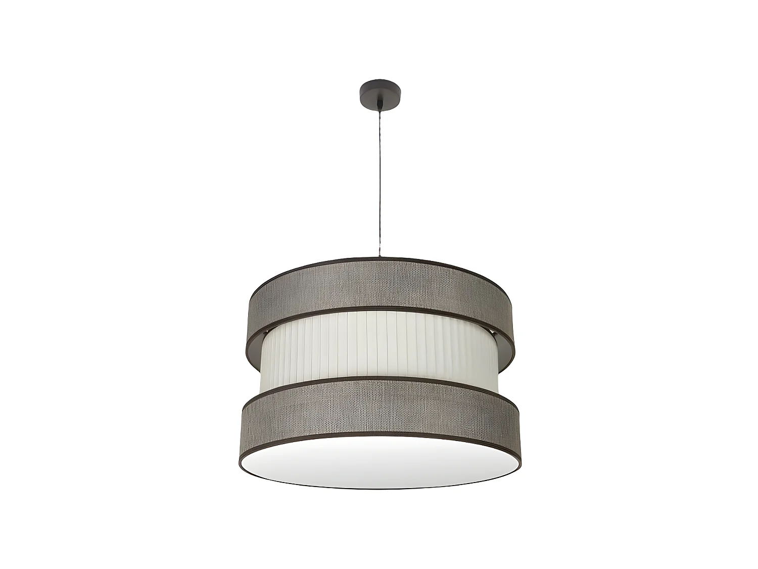 Colgante Marron Modelo Home 3luces Marron-beis