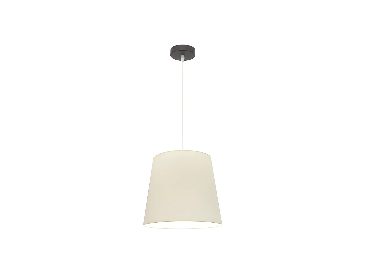 Lampada pendente Maldive 1xe27 Marrone/beis Reg.35d di FABRILAMP