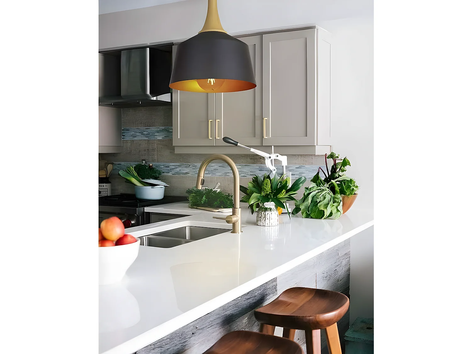 Lampara Colgante Modelo Giani  De   Con Acabado Negro