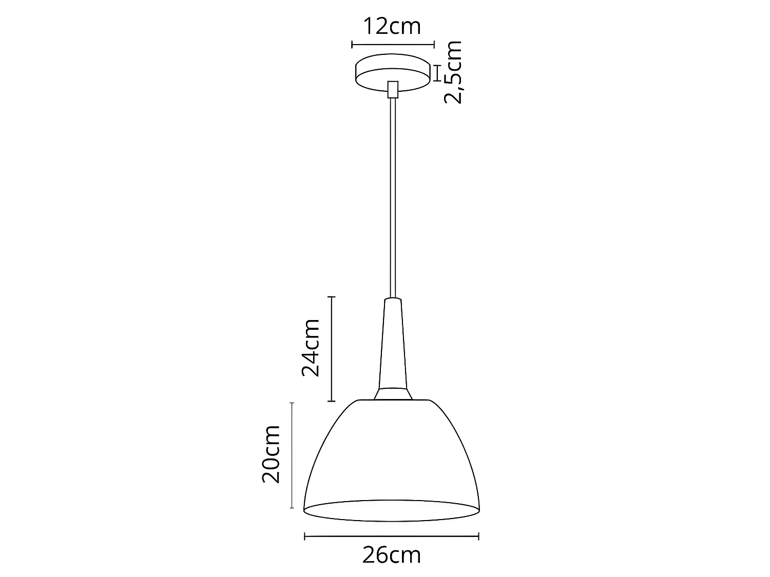 Lampara Colgante Modelo Giani  De   Con Acabado Negro
