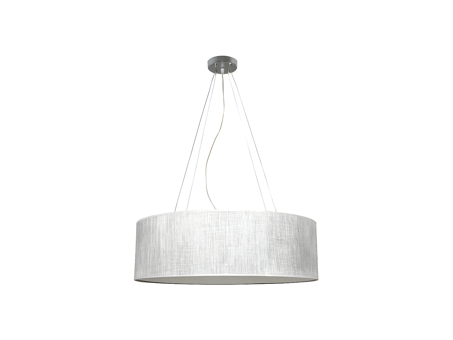 Lampe suspendue Assomption de 4xE27 finition Gris Regx80d de FABRILAMP