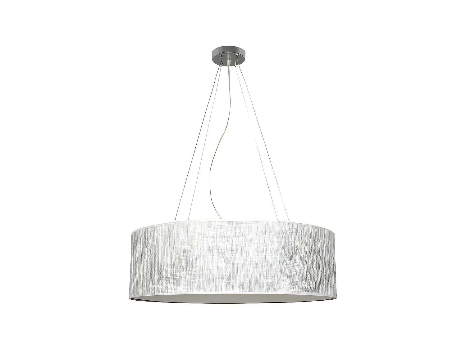 Lampe suspendue Assomption de 4xE27 finition Gris Regx80d de FABRILAMP