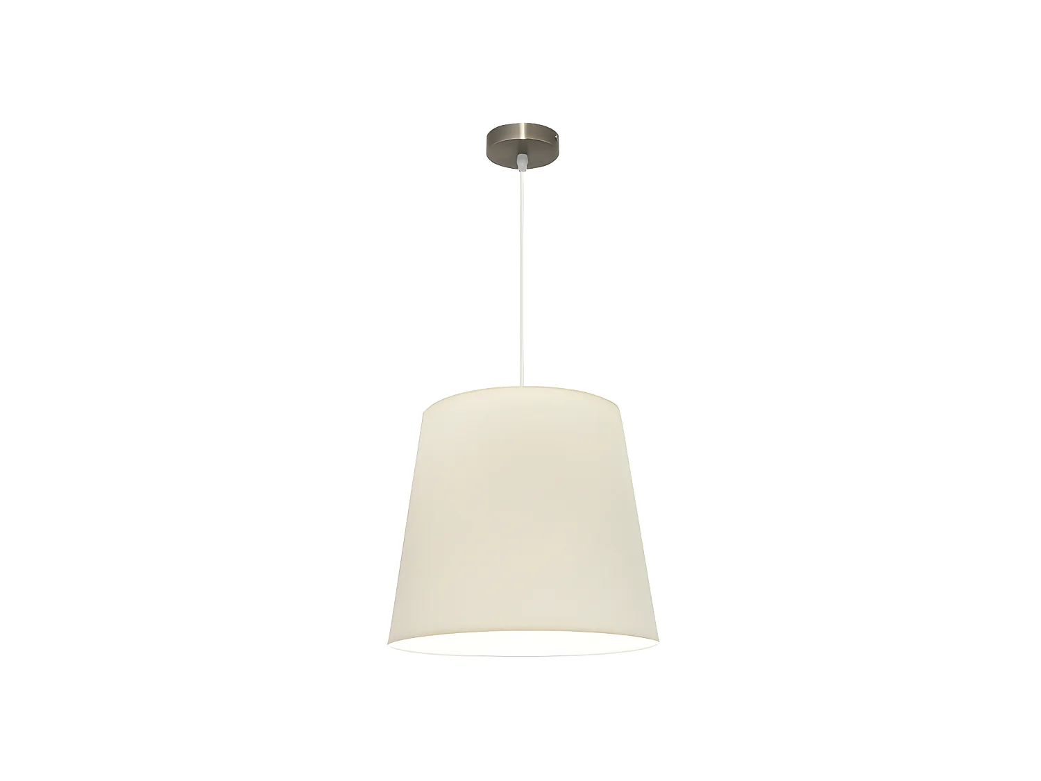 Lampe à Suspension Maldives 1xe27 Cuir/beige Reg.40d FABRILAMP