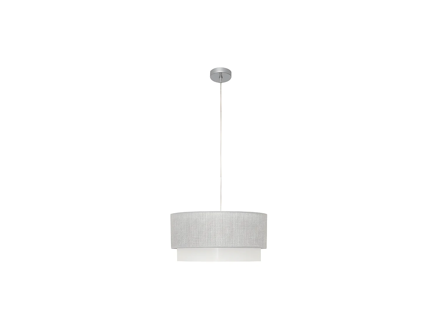 Kenya Lampada a Sospensione 3xe27 Finitura Grigio Reg.40d FABRILAMP