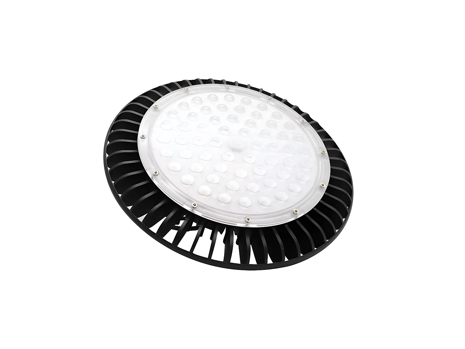 Hotte LED industrielle MONZONITA 200w 6500k Noir Led Smd FABRILAMP