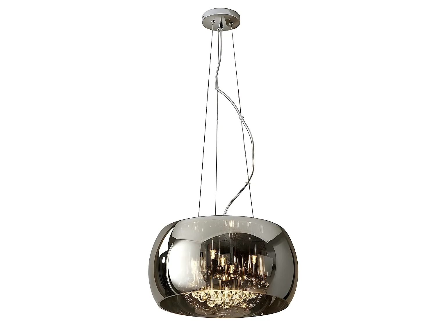 Lampe  de techo de la serie ARGOS de 40 cm cromo de Schuller