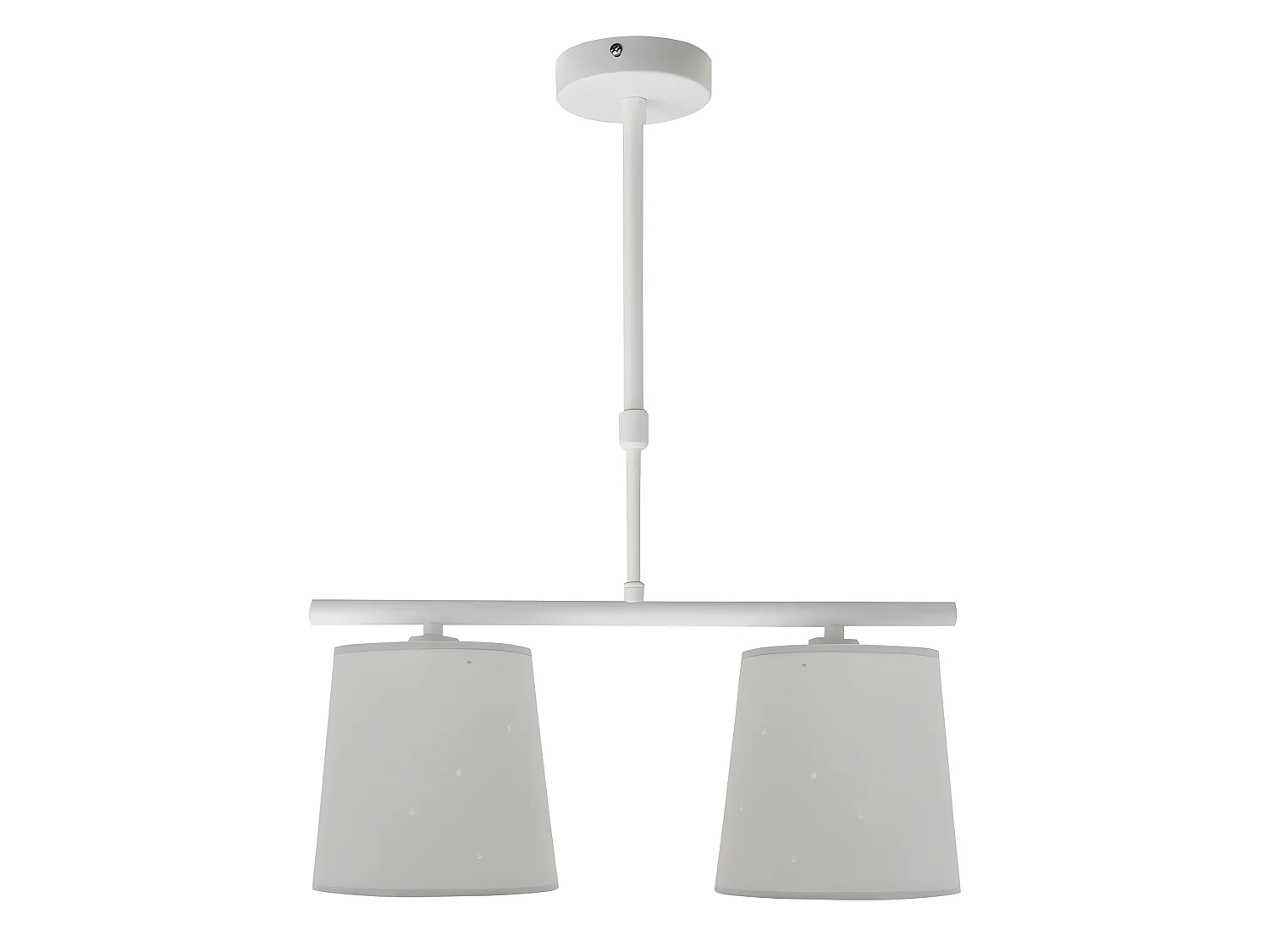 Lampe à suspension Conscience à 2 lumières xe14 Gris FABRILAMP