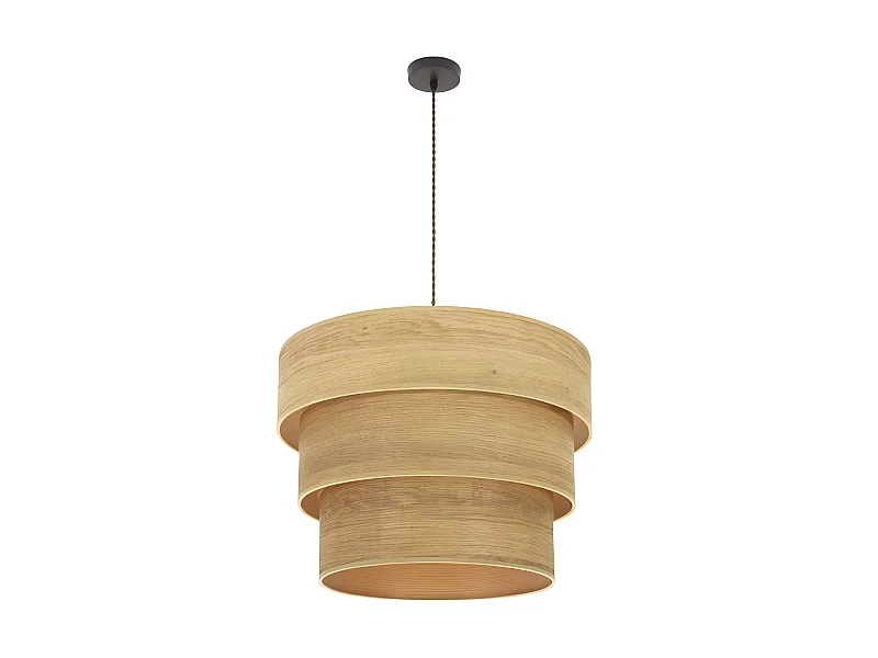 Colgante De Triple Pantalla Modelo Smile Marron