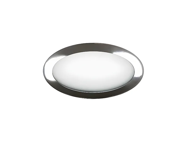 Downlight Empotrable 24w 4000k Modelo Apolo 1900lm Acabado Cromo 22d