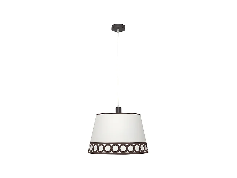 Lampara Colgante  Modelo Dalia 1xe27 Beis/marron De