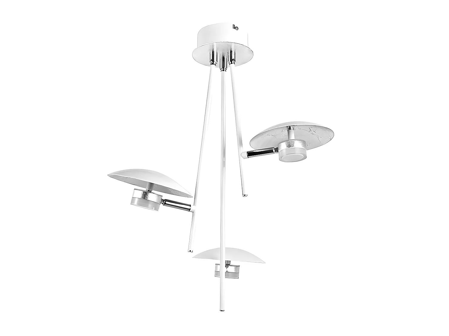 Lampara Led De 3 Luces Ciudad Del Cabo Blanca