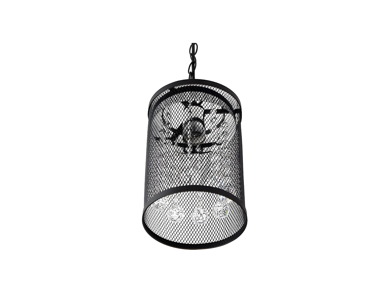 Lampe suspendue modèle Davy 1xe27 FABRILAMP