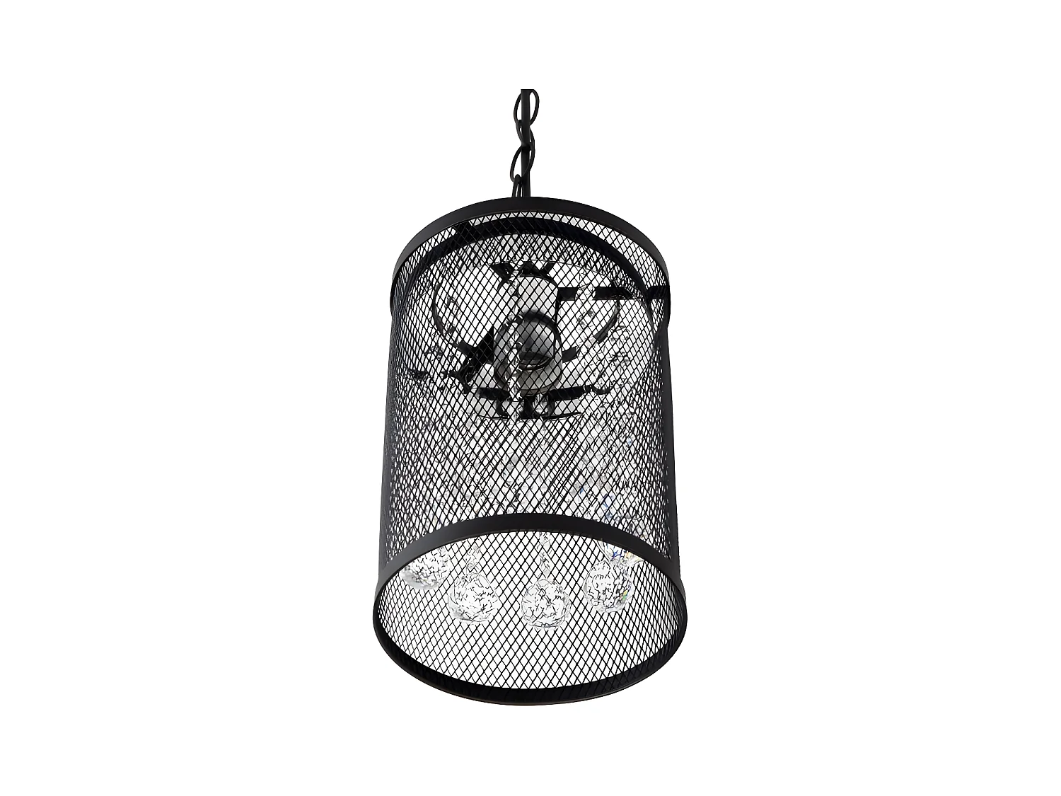 Lampe suspendue modèle Davy 1xe27 FABRILAMP