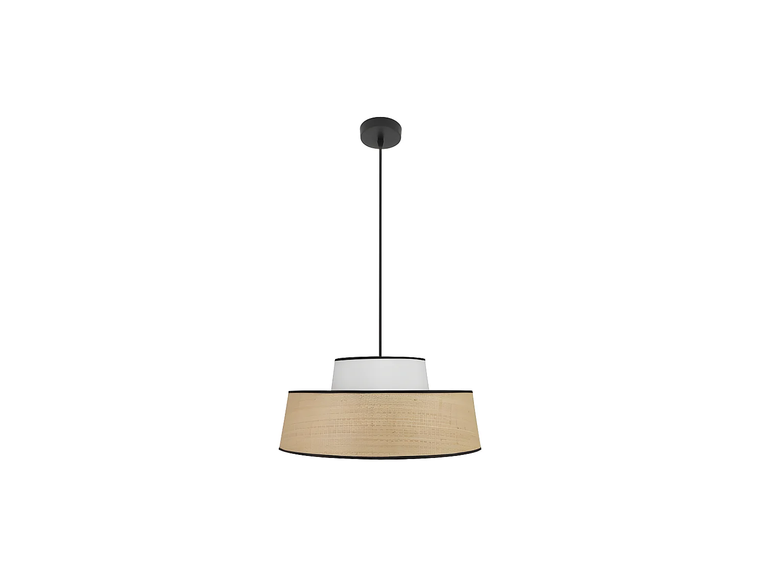 Suspension réglable modèle Jia 1luz Natural/white FABRILAMP