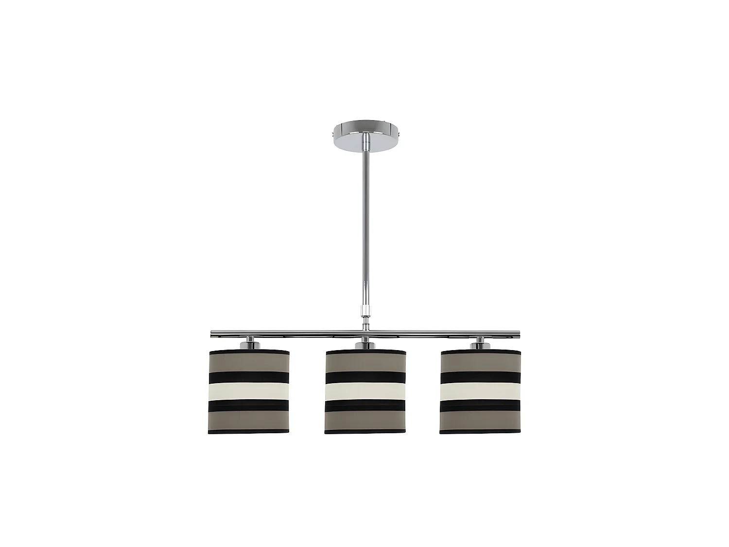 Lampe linéaire avec 3 lumières modèle Karla Topo/beis FABRILAMP