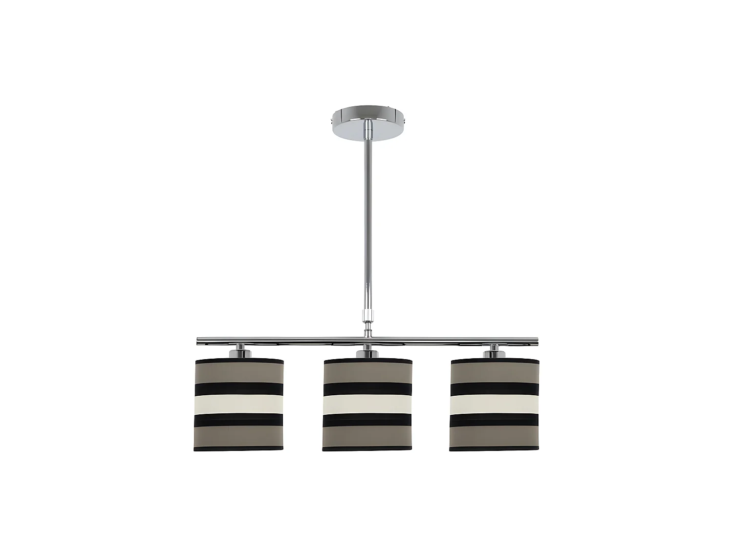 Lampe linéaire avec 3 lumières modèle Karla Topo/beis FABRILAMP