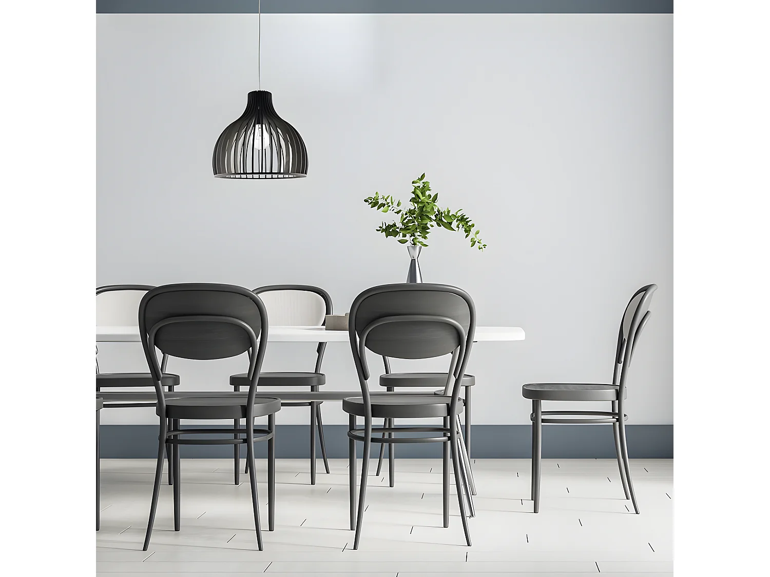 Suspension de 1 modèle clair MAHOGANY brun foncé FABRILAMP