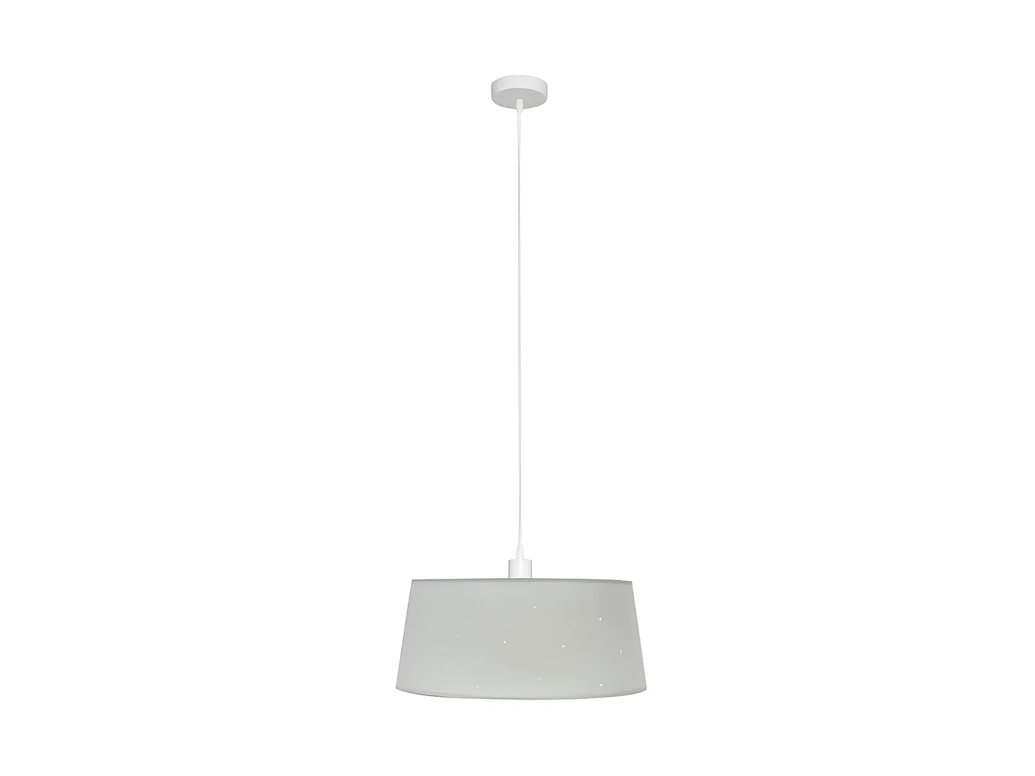 Lampe à Suspension Conscience 1e27 Gris 40d FABRILAMP