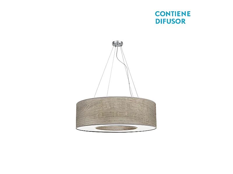 Colgante Realizado En Cromo Pequeño Modelo Haiti 4luces