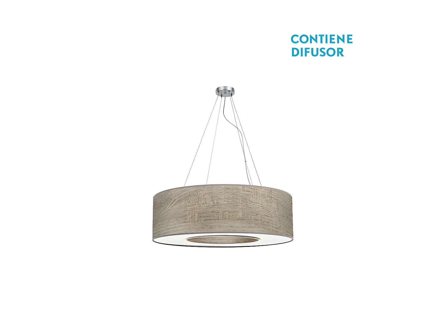 Plafonnier en Petit Chrome modèle Haïti 4lumières FABRILAMP