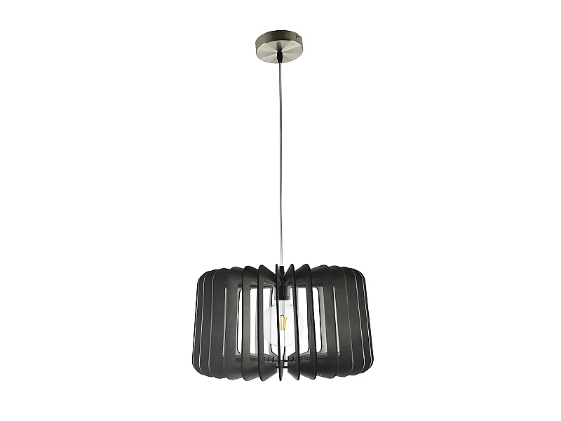 Colgante Madera Marron Modelo Ebano 1 Luz