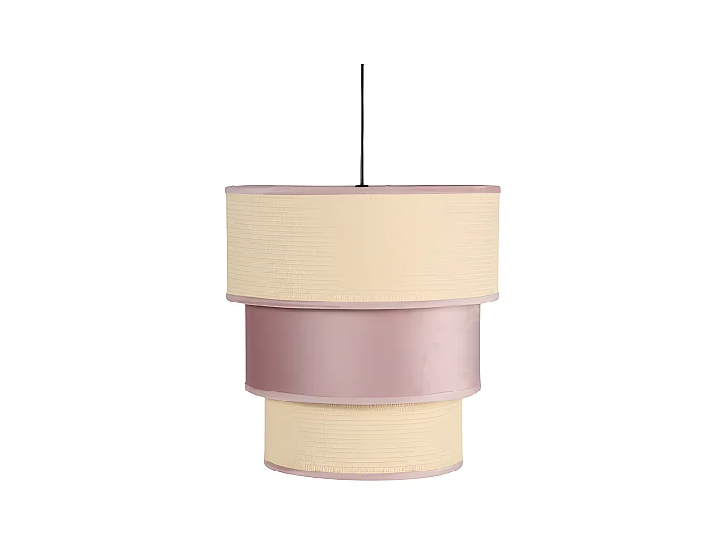 Plafonnier 3 Écrans Lucio1xe27 Rosa Reg X 37d FABRILAMP