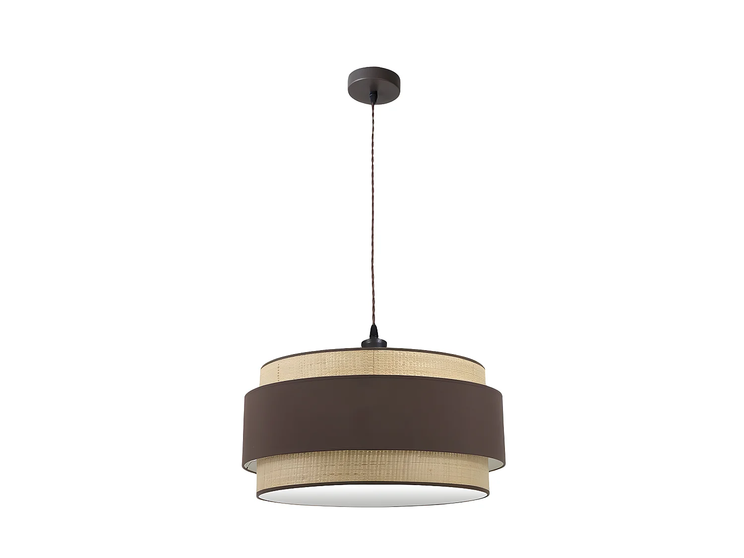 Colgante Modelo Kandy 3 Luces, Marron