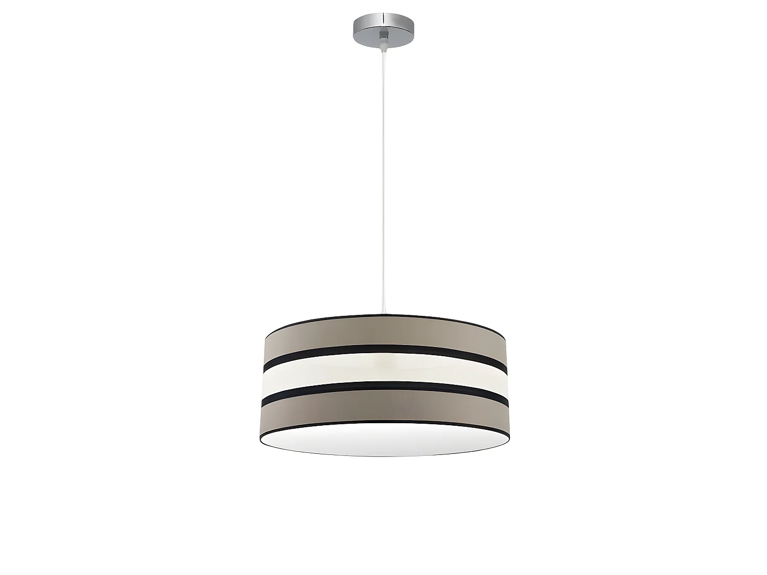 Suspension réglable modèle Karla 2xE27 Mole/beis FABRILAMP