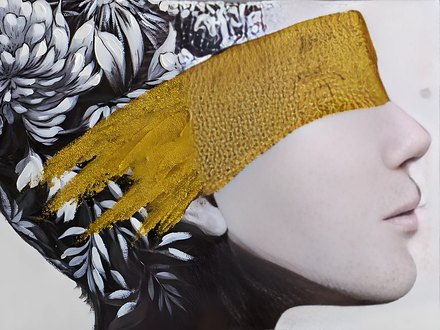 Pintura en acrilico modelo PERFIL I  de 90X120 cm Schuller