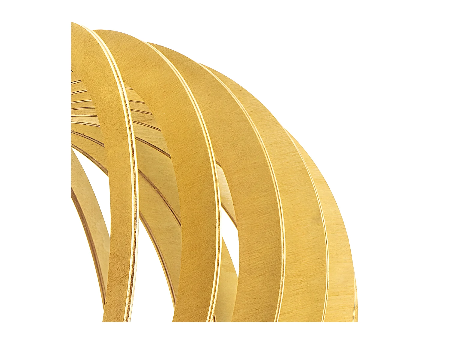 Plafonnier en bois naturel modèle OLMO 1 FABRILAMP léger