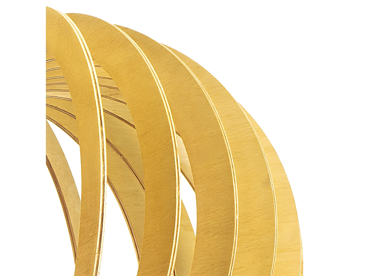 Plafonnier en bois naturel modèle OLMO 1 FABRILAMP léger